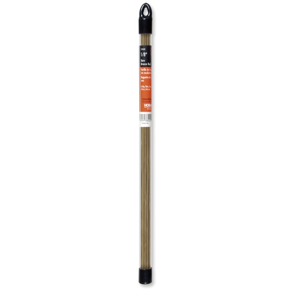 Hobart 770509 Low-Fuming Bare Bronze Gas Welding Rods, 1/8-by-18-Inch