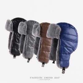 Unisex Padded Winter Camping Earflap Balaclava Hat lf2903 One Size (56-58cm) Coffee 3ea