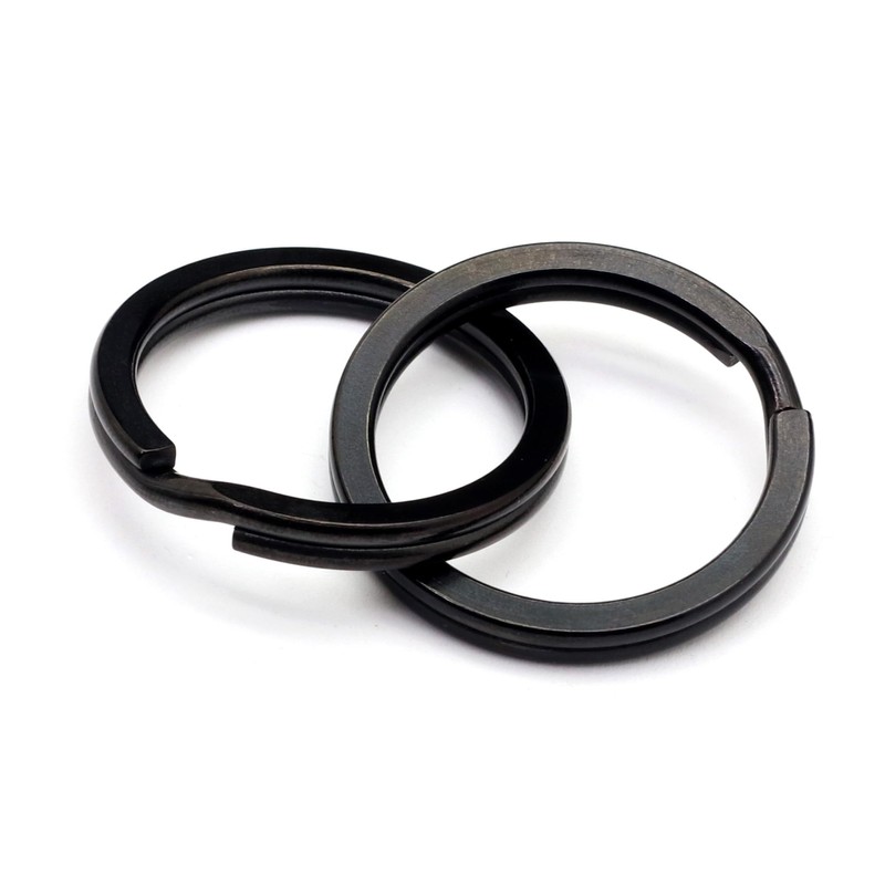 TUNUKE Ti Titanium Ring, Keychain, Key Ring, Key Hook, Carabiner,