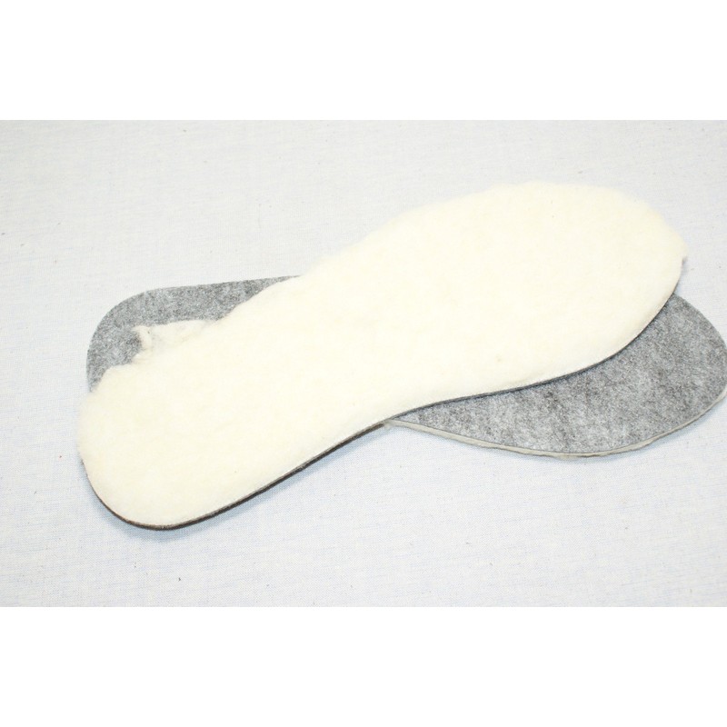 pbezler Sheep Wool Insoles, E11 - White - 46 EU