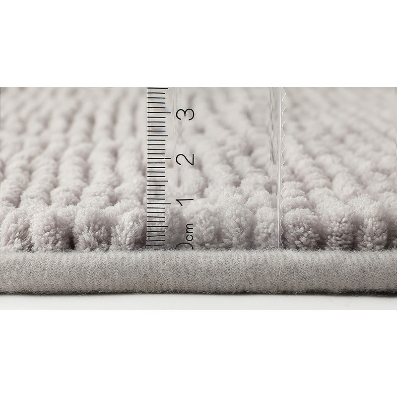 fluffy® Bath Mat for round Showers, made of Chenille, with