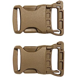 Tasmanian Tiger TT SR 25 Safety QA Multi-Purpose Buckle for 25 mm Webbing - Coyote Brown