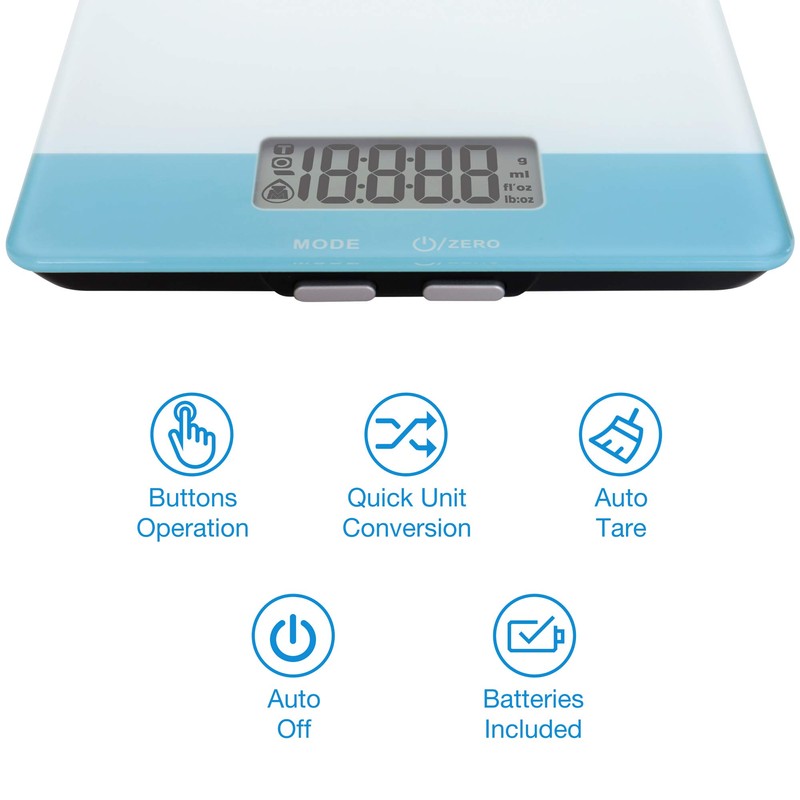 Easy@Home Easy@Home Digital Food Kitchen Scale, Professional Nutritional Calculator -