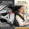 JDDRY 2PCS Car Seat Belt Cover,Seat Belt Pad with Embroidery,