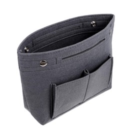 Baluue Large Capacity Travel Makeup Bag Multi-Functional Felt Cosmetic Organizer Handle for Women for Toiletries and Travel Accessories Portable Storage Solution