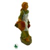 Nativity Villager carrying bunches of grapes 4" x 1.75" x
