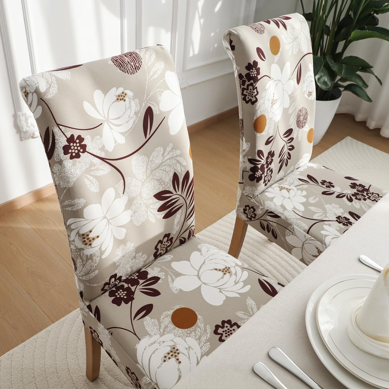 FORCHEER Dining Chair Cover for Dining Room Set 4 Pack