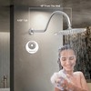 NearMoon Shower Extension Arm with Flange - S Shaped High