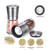 VEVOK CHEF Salt and Pepper Grinder Set Adjustable Coarseness Ceramic