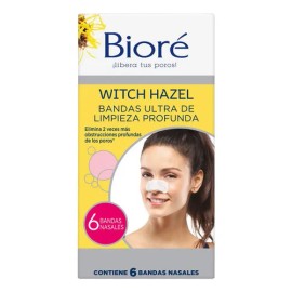 Bior Bandas Limpieza Profunda Nariz Anti Puntos Negros Mentoladas                                                                                     