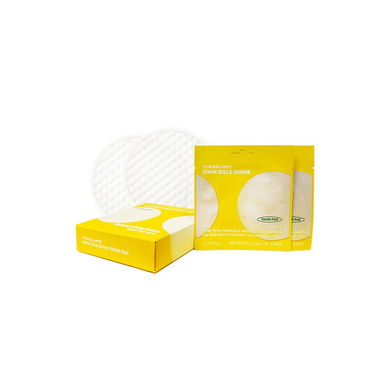 Eunyul Vita Balance Own Solshine Toner Pads 10-Pack 3 Packs