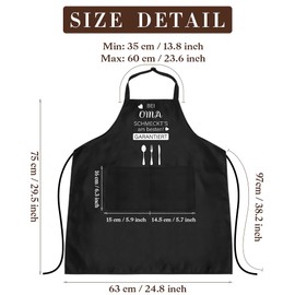 Apron Women's Grandma Gift for Women Grandma Gift Grandma Birthday Kitchen Apron Ladies Grandma Birthday Gift for Grandma Mother's Day Gift Grandma Apron Gift Cooking Aprons Women Mother's Day Gift