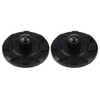 Estink 2PCs Universal CNC Aluminum Car Vehicle Racing Bonnet Hood