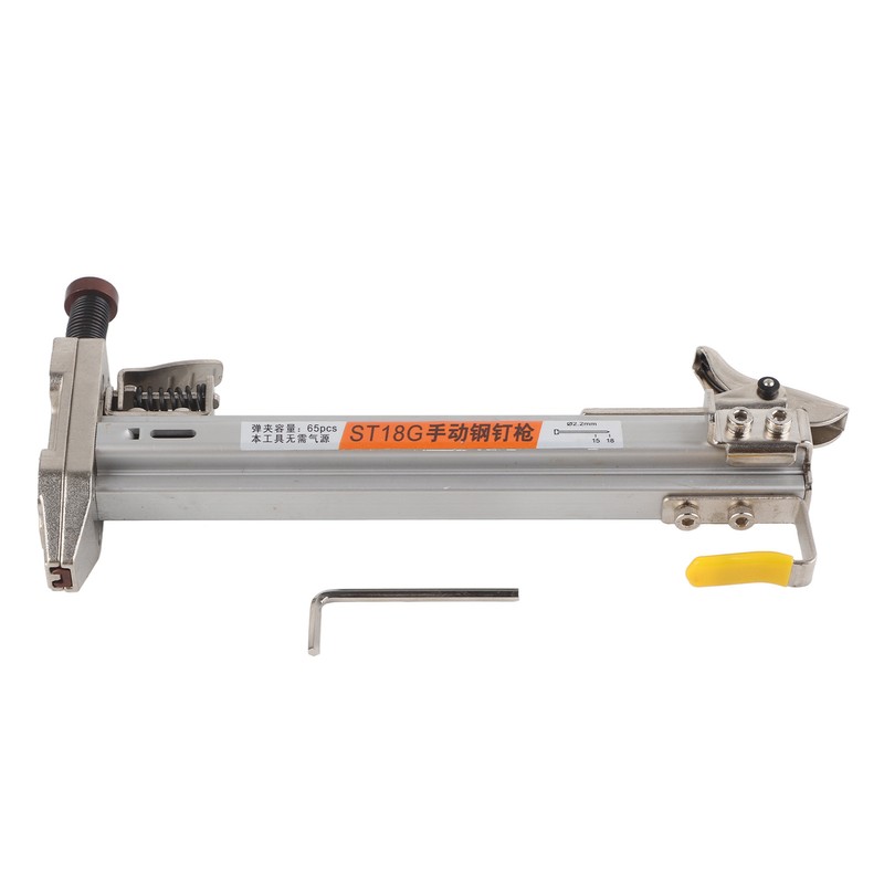 Manual Nailer Woodworking Slotted Steel Nail Gun Furniture Flooring Nailing