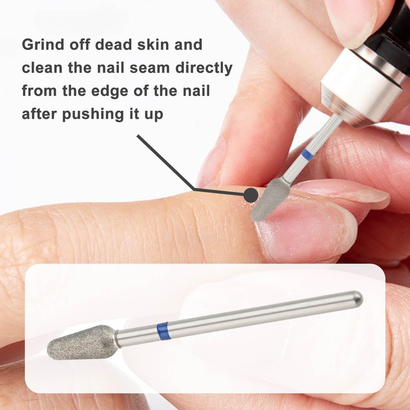 eMagTech Pack of 2 Nail Drill Bits in Russian Manicure