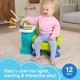 Fisher-Price Toddler Toy Laugh & Learn Song & Story Learning Chair with Music Lights & Activities for Kids Ages 1+ Years
