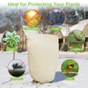 Tesmotor Winter Plant Fleece Frost Protection Cover, Plant Warming Jackets