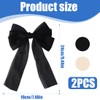 XPEX 2 Pcs Bowknot Hair Clips Big Bow Hair Clips
