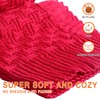 Knit Cotton Throw Blanket Cable Throw 50 x 70 Inch