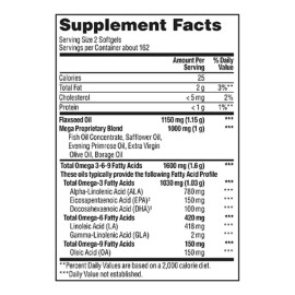 Presca Omega 3-6-9 Suplemento 325 Cpsulas Naturales                                                                                                   