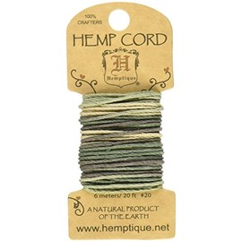 Hemptique VHMC20-CAM Hanfschnur, 9 kg, Camouflage, 6 m