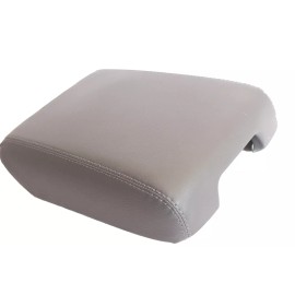 Kar Designers Fits 13-19 Nissan Pathfinder Vinyl Center Console Lid Armrest Cover Gray