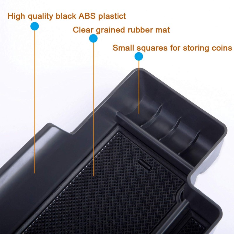 JDMCAR Compatible with Center Console Tray Chevy Colorado/GMC Canyon Accessories
