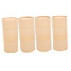 Beavorty 4pcs Tissue Holder Refillable Cylinder Tissue Box for Car