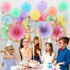 Wonsta Pastel Party Decorations for Birthday Parties, Weddding Decor 19pcs
