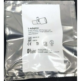 Masimo 108250 CO2 Sidestream Airway T-Adapter with Female Luer Lock - Adult, Ped