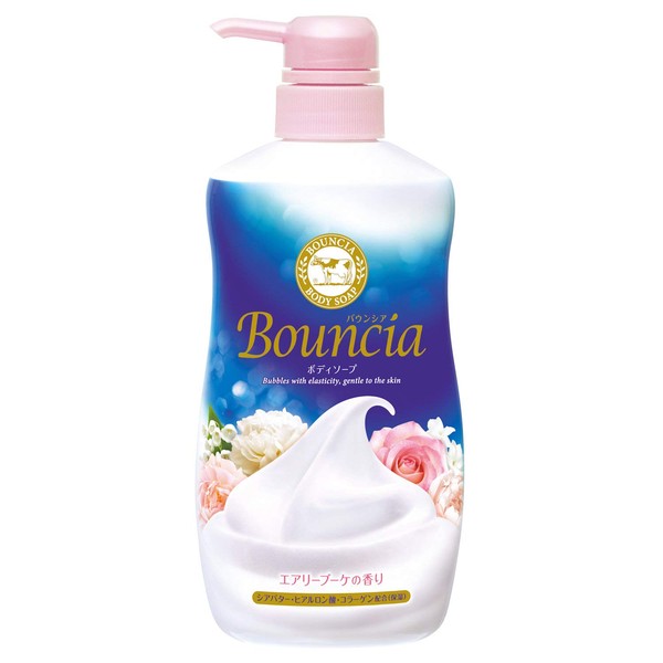 Bouncia Air Bouquet Body Soap, Includes Pump, 16.9 fl oz (500 ml)