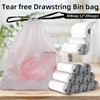 4 Gallon Trash Bags, 40 Count Drawstring Garbage bags, Thickened