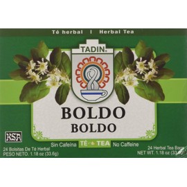 Tadin Tea, Boldo (Bold) Tea, 24-Count Tea Bags (Pack of 12)