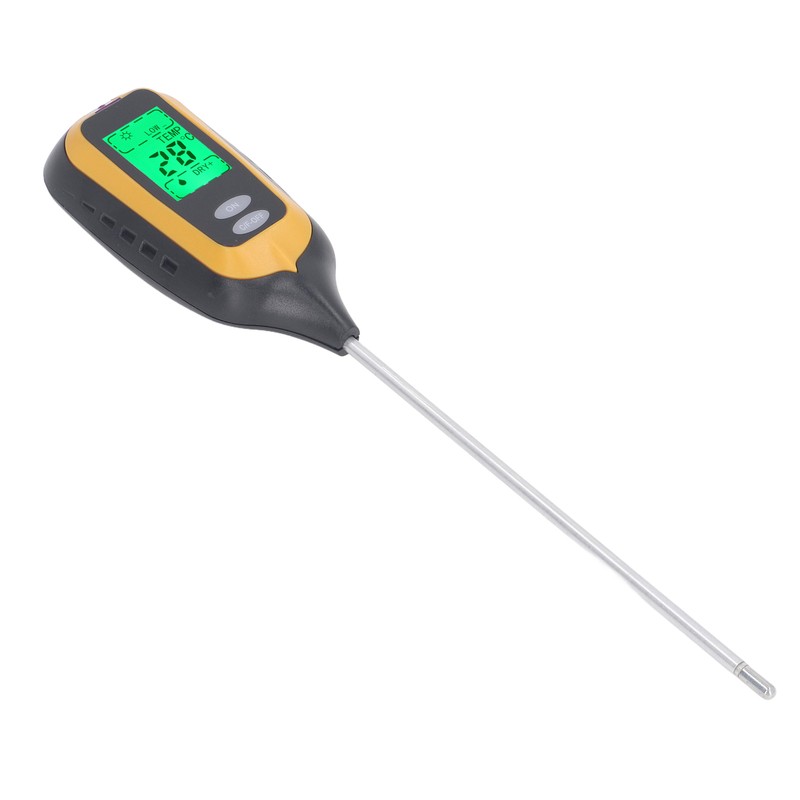 Soil Moisture Meter 4 in 1 Digital Backlight Plant Temperature