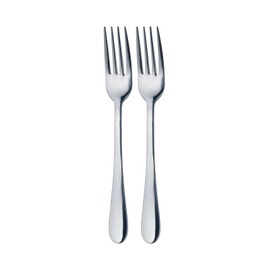 MasterClass MCDINNERF Stainless Steel Dinner Forks 20 cm (Set of 2), Silver