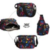YYW Cross Body Bag Women Multi Pocket Lightly Nylon Messenger