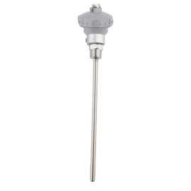 RTD PT100 Temperature Sensor Probe 1/2" NPT Thread Thermocouple Terminal Head(PT 200mm)