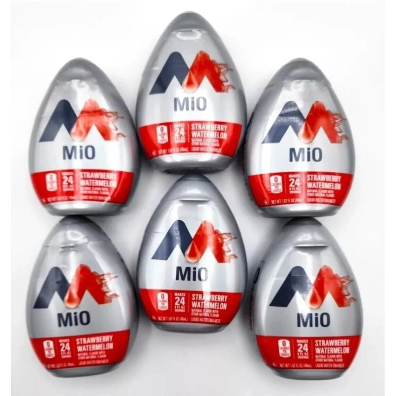 Kraft $☆●Case of (6) Mio Strawberry Watermelon Liquid Water Enhancer
