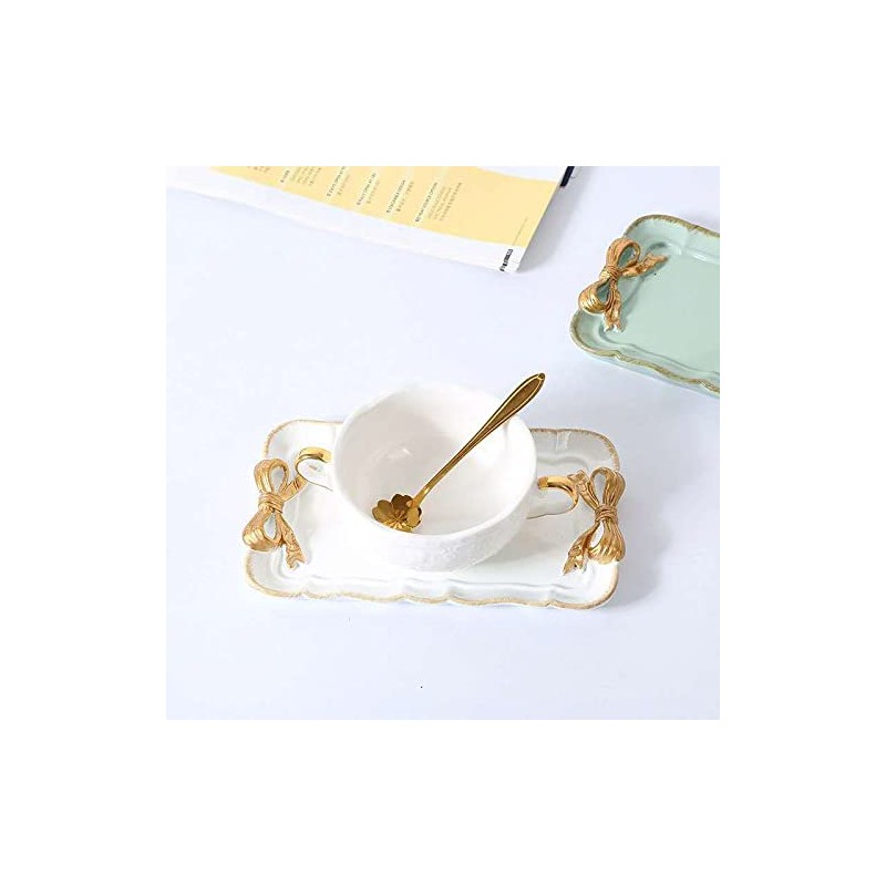 Gisela Adorable Bow-knot Trinket Dish Resin Jewelry Tray Perfect for