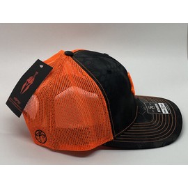 Pacific Texas Black And Orange Kyrptek Hunting Hat. Richardson 112 SnapBack Trucker Osfa