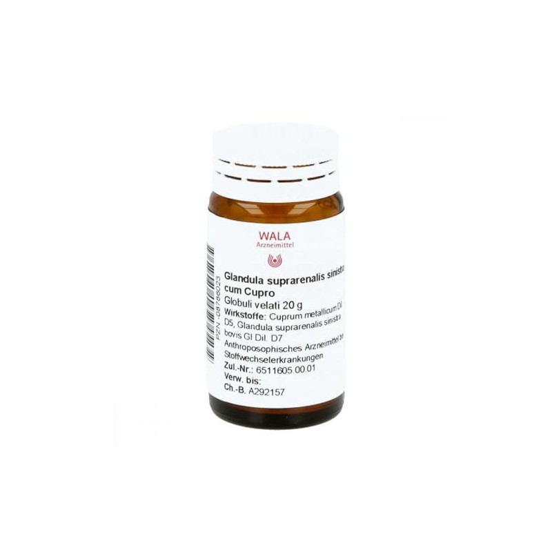 Glandula Suprarenales Sinistra Cum Cupro Globules 20 g