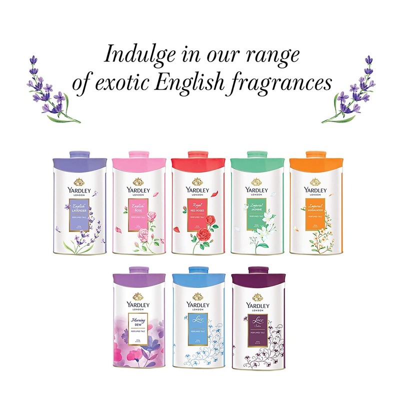 Yardley Talk English Lavender 250g (Pack of 3)