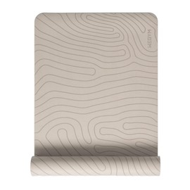 WeGym Yoga Mat, 4mm Cushioned Exercise Mat for Yoga, Pilates, Home Workouts - Anti Slip Yoga Mat, Polyurethane Yoga Mat, Suede Yoga Mat with Carrying Strap Dune