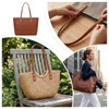 2Pcs 28.3Inch Leather Handbag Handles, PU Leather Purse Strap Handle
