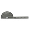 Multifunctional Stainless Steel Ruler with 180 Degree Angle 10cm Measuring