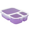 Lonchera tipo Bento, a prueba de fugas, con 3 compartimentos,