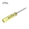 sourcing map 2Pcs PH0 Mini Phillips Screwdriver 2mm Magnetic Cross