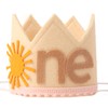 HUHJRUAR Boho Sun 1st Birthday Crown Hat - One Year