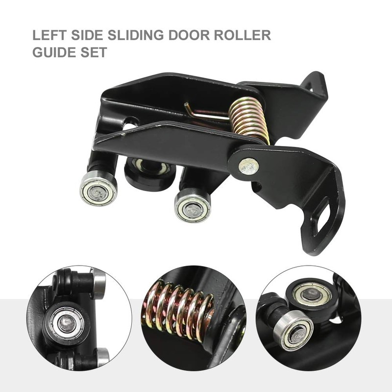 Hoypeyfiy Left Sliding Door Roller Guide Set Side Door Roller
