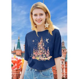 Magical Shirt for Women Magic Kingdom Tshirt Family Vacation Tee Castle Believe in The Magic Shirt Tie Dye Tops